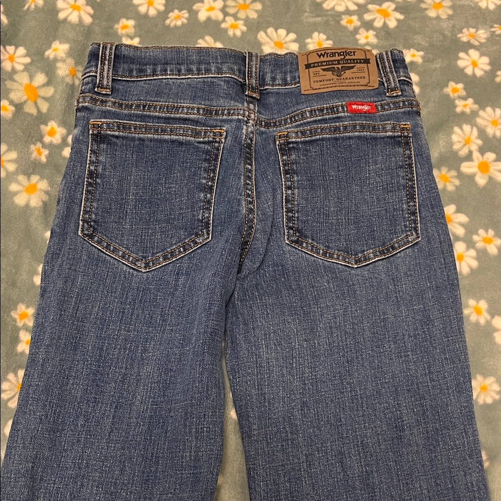 Wrangler Classic Bootcut Blue Jeans Boys Size 7 Regular